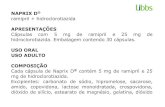 NAPRIX D® ramipril + hidroclorotiazida APRESENTAÇÕES ...