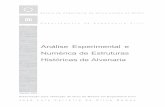 Análise Experimental e Numérica de Estruturas Históricas de ...