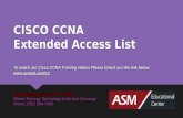 Cisco CCNA-Extended Access List