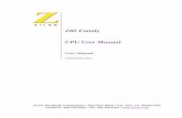 Z80 Family CPU User Manual