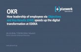 How leadership of employees via Objectives and Key Results (OKR) speeds up the digital transformation at EDEKA