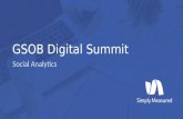 Social Media Analytics - GSOB Digital Summit