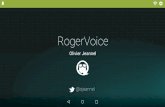 Rogervoice Update from TADSummit (Carnival of the Creators)