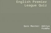 English premier league quiz, IIT Guwahati