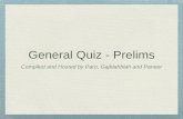Gravitas '16 General Quiz - Prelims