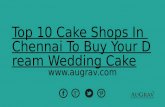 Top 10 cake shops in chennai to buy your dream wedding cake