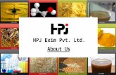 HPJ Exim Pvt. Ltd. - About US