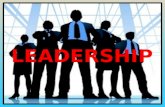 LEADERSHIP, LEADERSHIP STYLES and RECREATIONAL LEADERS