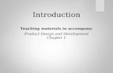 Product design and development ch1