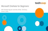 Webinar - Microsoft OneNote for Beginners - 2016-06-09