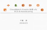 CloudWatch Eventsを使ったECSのAutoScaling