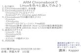 ARM Chromebook で Linux を色々と遊んでみよう