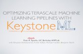 Optimizing Terascale Machine Learning Pipelines with Keystone ML
