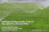 Challenges and Opportunities of the IoT Data and Service Interoperability