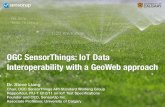 IoT Data Interoperability with a GeoWeb approach