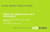 SUEZ Smart Solution - Smart cities open data 15 11-2016