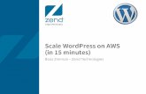 WordCamp IL 2016 - WordPress Scale on AWS