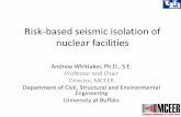 Risk-based Seismic Isolation of Nuclear Facilities
