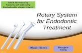 Rotary endodontic system, protaper feachers and techniques