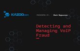 2600Hz - Detecting and Managing VoIP Fraud