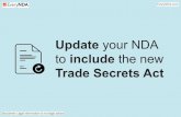 Update your NDA to include the new DTSA Act