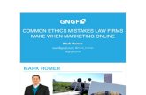 Knoxville TN-Common ethics mistake law firms make when marketing online - 11-9-16