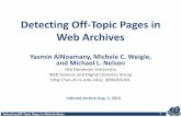 Detecting Off-Topic Pages in Web Archives