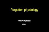 Forgotten Cardiovascular Physiology by Myburgh