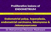 Endometrial polyp, hyperplasia, carcinoma