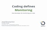 DevOps: Coding Defines Monitoring