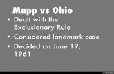 Mapp vs Ohio
