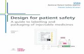 Design for patient safety (NHS Guideline )