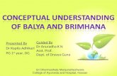 Concept of balya and brimhana (immunity and micronutrients) in ayurveda
