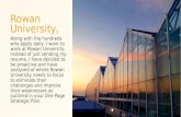 Strategic plan- Rowan University