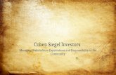 Cohen siegel investors