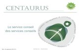 Présentation corporative de Centaurus