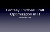 Fantasy Football Draft Optimization in R - HRUG