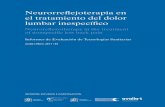 Neurorreflejoterapia en el tratamiento del dolor lumbar inespecífico