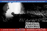 Personal branding program options by jasmine sandler and agent cy online marketing - 2016