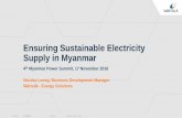 Wärtsilä: Ensuring sustainable electricity supply in Myanmar