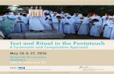 Text and Ritual in the Pentateuch