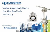 Habonim Valves for the biotech industry