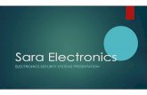 Sara electronics presentation 1