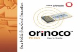 ORiNOCO PC Card - User's Guide