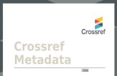 Crossref Metadata and Metadata Services