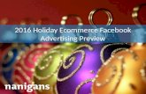 2016 Holiday Ecommerce Facebook Advertising Preview