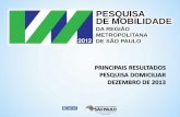 pesquisa de mobilidade | 2012