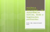 Política Nacional de Assistência Social, SUAS e Legislações ...