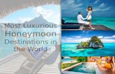 Most Luxurious Honeymoon Destinations in the World