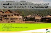 Landscape-scale management for sustainable development